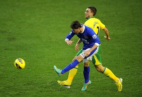 Oviedo vs. Snodgrass: A Tight Battle at Goodison Park - Everton vs. Norwich City (1-1)