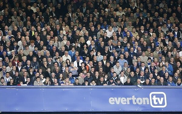 Passionate Everton Fans Unite at Goodison Park: Everton vs. Wolverhampton Wanderers