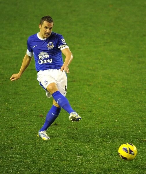 Phil Jagielka's Determined Performance in Everton's 1-1 Draw Against Norwich City (Goodison Park, 24-11-2012)
