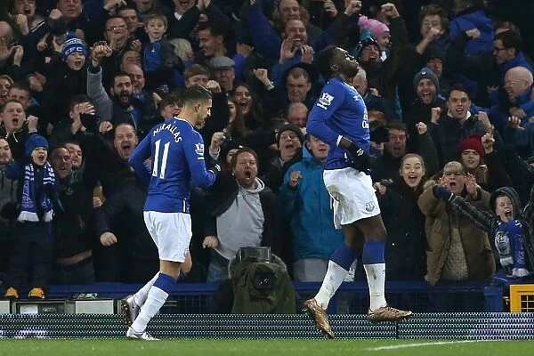 Romelu Lukaku Scores Double: Everton Takes the Lead in Capital One Cup Semi-Final vs Manchester City (Goodison Park)