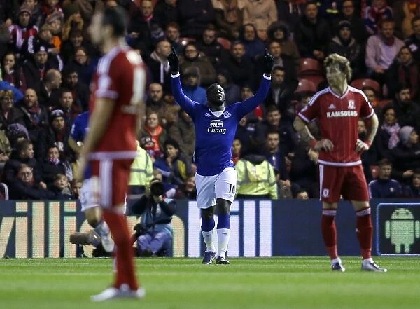 Romelu Lukaku's Brace: Everton's Celebration Against Middlesbrough in Capital One Cup Quarterfinal