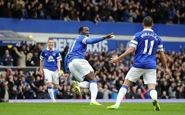 Romelu Lukaku's Double: Everton's Triumph over Arsenal (3-0) in the Barclays Premier League (06-04-2014)