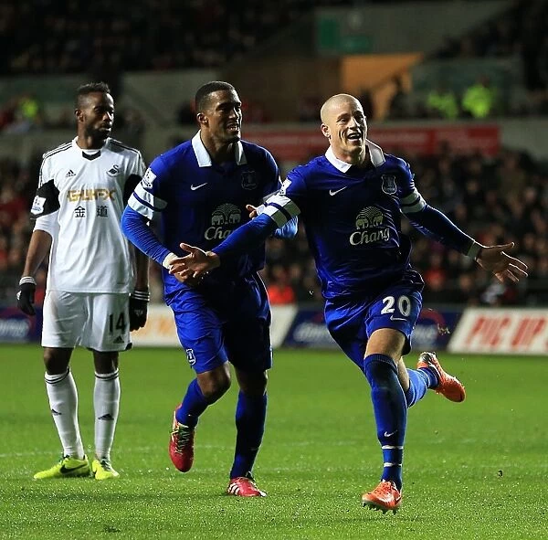 Ross Barkley's Double Strike: Everton's Exhilarating 2-1 Win Against Swansea City (December 22, 2013)