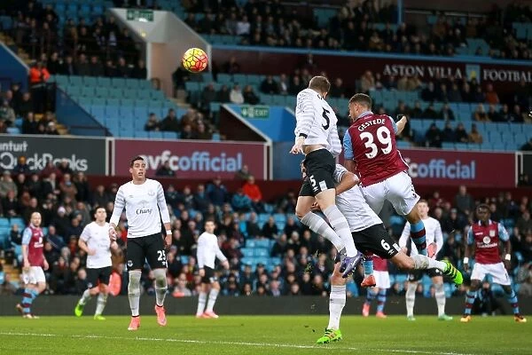 Rudy Gestede Scores First Goal: Aston Villa vs. Everton, Barclays Premier League