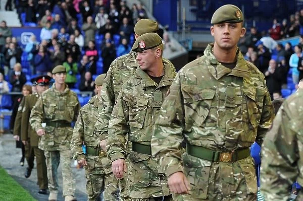 Salute to the Heroes: Everton vs Arsenal - Barclays Premier League (14 November 2010, Goodison Park) - Servicemen's Parade