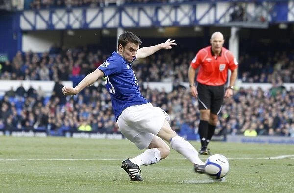 Seamus Coleman in Action: Everton vs. Chelsea - FA Cup Fourth Round at Goodison Park (2011)