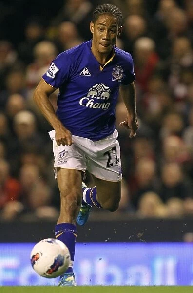 Steven Pienaar in Action: Everton vs Liverpool, Barclays Premier League, Anfield (13 March 2012)