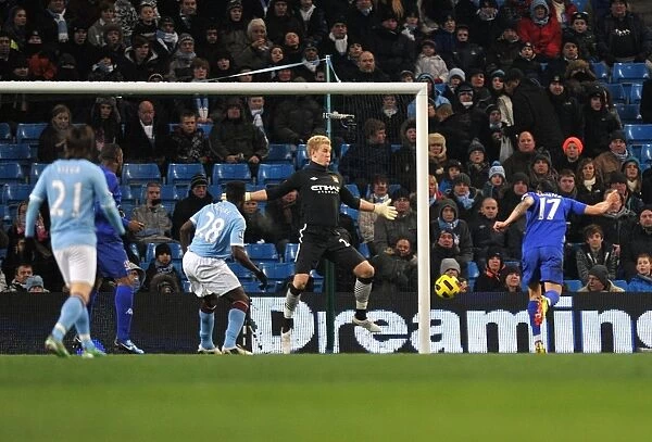 Tim Cahill Scores the Opener: Manchester City vs. Everton, Barclays Premier League (December 2010)