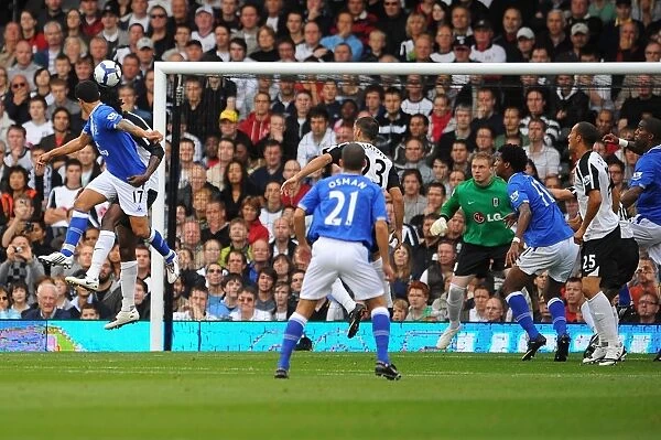 Tim Cahill's Historic First Goal for Everton in the Premier League: Fulham vs. Everton