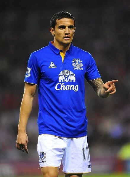 Tim Cahill's Leadership: Everton's FA Cup Battle at Sunderland's Stadium of Light (Round 6 Replay, 27 March 2012)