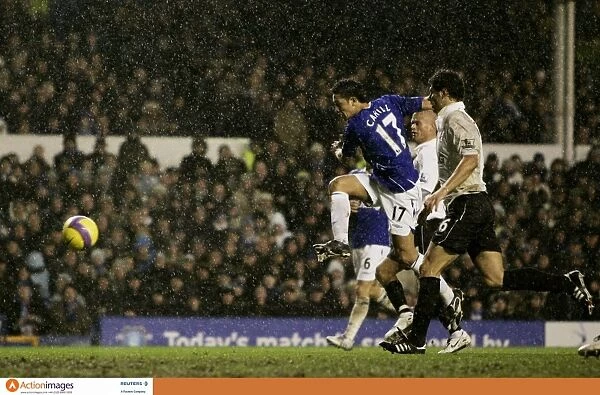 Tim Cahill's Thunderbolt: Everton vs. Fulham, Barclays Premier League, Goodison Park, 8 / 12 / 07