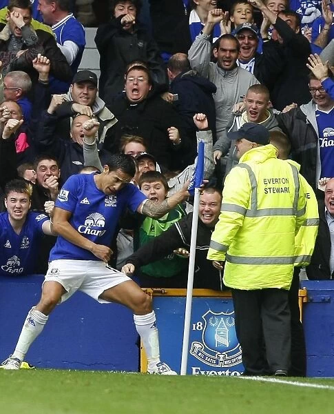 Tim Cahill's Thunderbolt: Everton's Historic First Goal Against Liverpool at Goodison Park