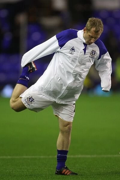 Tony Hibbert in Action: Everton vs. Bolton Wanderers, Barclays Premier League (2012)