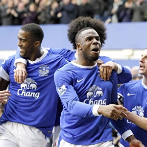 Anichebe's Brace: Everton Takes 2-0 Lead Over Queens Park Rangers (April 13, 2013)