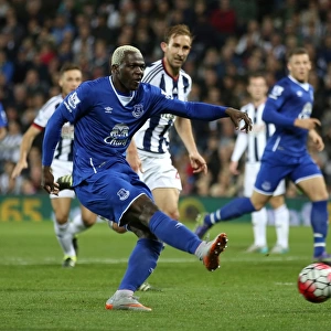 Arouna Kone Scores Everton's Second Goal vs. West Bromwich Albion in the Premier League