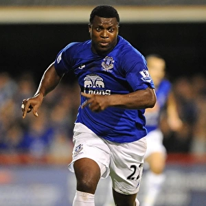 Ayegbeni Yakubu in Action: Everton vs. Brentford, Carling Cup Third Round, Griffin Park (21 September 2010)