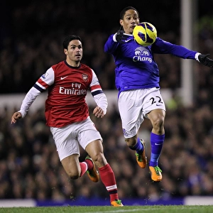 Premier League Collection: Everton 1 v Arsenal 1 : Goodison Park : 28-11-2012