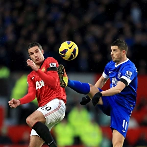 Premier League Photographic Print Collection: Manchester United 2 v Everton 0 : Old Trafford : 10-02-2013