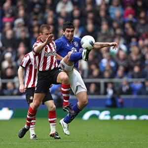 Battle for the Ball: Stracqualursi vs Cattermole - Everton vs Sunderland, Premier League (2012)