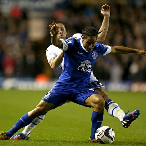 Capital One Cup Jigsaw Puzzle Collection: Capital One Cup : Round 3 : Leeds United 2 v Everton 1 : Elland Road : 25-09-2012