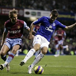 Beattie vs Mellberg: Everton vs Aston Villa Clash in the FA Barclays Premiership (06/07)