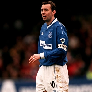 Don Hutchison in Action: Everton vs. Exeter City - FA Cup Third Round