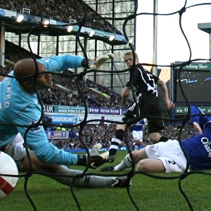 Duff Strikes Back: Everton vs Newcastle United, 08/09 - Damien Duff Scores the Decisive Goal at Goodison Park