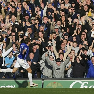 Euphoria Unleashed: James Beattie's Memorable Goal Celebration Among Everton Faithful