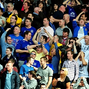 Everton Fans Unforgettable Battle: Wolverhampton Wanderers vs. Everton (April 9, 2011, Barclays Premier League)