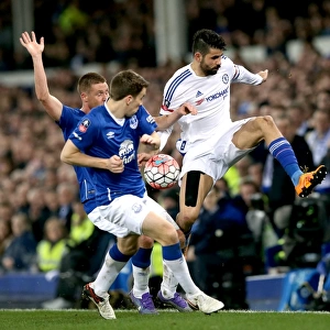 Everton vs Chelsea Showdown: A Battle Between Seamus Coleman and Diego Costa at the Emirates FA Cup Quarterfinal