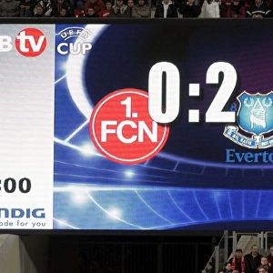 Everton vs. FC Nurnberg: UEFA Cup Group Stage - Scoreboard at EasyCredit-Stadion (8/11/07)