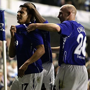 Season 07-08 Framed Print Collection: Everton v Larissa