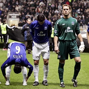 Season 05-06 Framed Print Collection: Newcastle v Everton