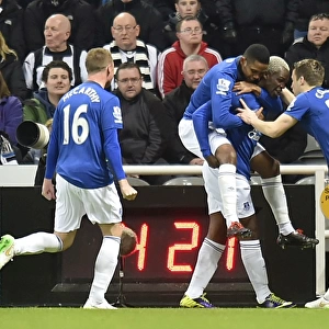 Everton's Arouna Kone Scores First Goal Against Newcastle United in Premier League