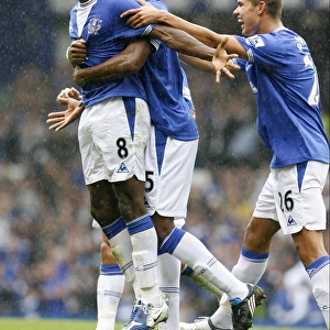 Everton's Dramatic Equalizer: Louis Saha's Unforgettable Goal vs. Wigan Athletic at Goodison Park