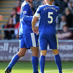 Everton's Fellaini Scores Hat-Trick: Crushing 3-0 Win Over Swansea City in Premier League
