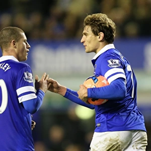 Everton's Jelavic and Barkley: A Dazzling Dance of Goal Celebration - FA Cup Third Round
