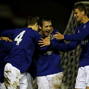 Everton's Jordan Barrow Scores and Celebrates: FA Youth Cup Triumph