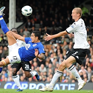 Premier League Collection: 25 September 2010 Fulham v Everton
