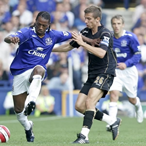 Football - Everton v Portsmouth FA Barclays Premiership - Goodison Park - 5 / 5 / 07 Evertons Manuel Fe