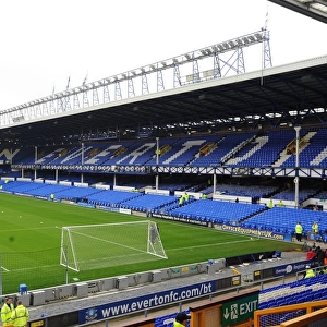 Grandstand View of Everton's Goodison Park: Home of the Toffees
