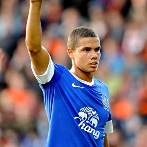 Jack Rodwell in Action: Everton's Pre-Season Battle at Tannadice Park Against Dundee United