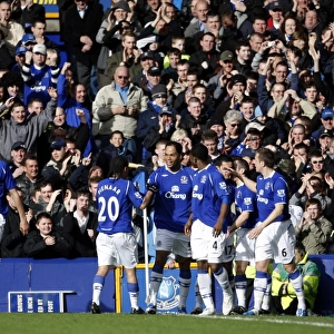 Joleon Lescott Scores the Decisive Goal: Everton's Victory over Stoke City in the 08/09 Barclays Premier League