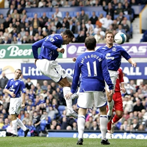 Joleon Lescott Scores First Everton Goal: Everton vs. Middlesbrough, Barclays Premier League, Goodison Park, September 30, 2007