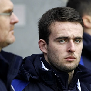 Jose Baxter in Action: Everton vs. Wigan Athletic, Barclays Premier League (04 February 2012)