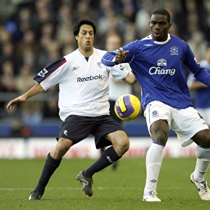 Joseph Yobo in Action: Everton vs Bolton Wanderers, FA Barclays Premiership, November 18, 2006