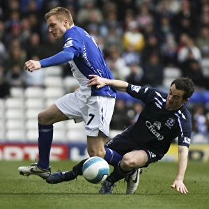 Larsson vs. Baines: A Premier League Showdown - Birmingham City vs. Everton (April 12, 2008)