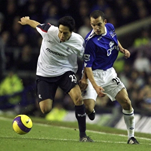 Leon Osman in Action: Everton vs. Bolton Wanderers, FA Barclays Premiership, November 2006