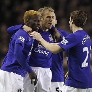 Louis Saha's Dramatic First Goal: Everton vs. Tottenham Hotspur (Barclays Premier League, 05 January 2011)