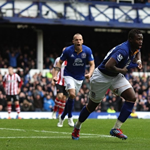 Magaye Gueye's Thrilling Goal: Everton's First in BPL Victory Over Sunderland (09.04.2012, Goodison Park)